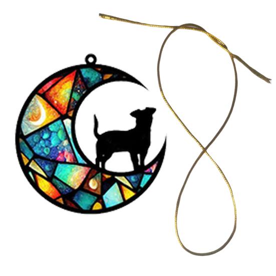 Мемориал для собаки «Ловец солнца» со шнурком, персонализированный ручной работы, подвесной кулон «Ловец солнца», посвященный потере питомца, подарок сочувствия