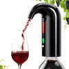 Electric Wine Aerator Pourer Portable One-Touch Wine Decanter Black