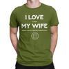 I LOVE MY WIFE Funny MTG Magic Gathering Men's T Shirt Casual Tee Shirt Short Sleeve Crewneck T-Shirts 100% Cotton Printed Tops