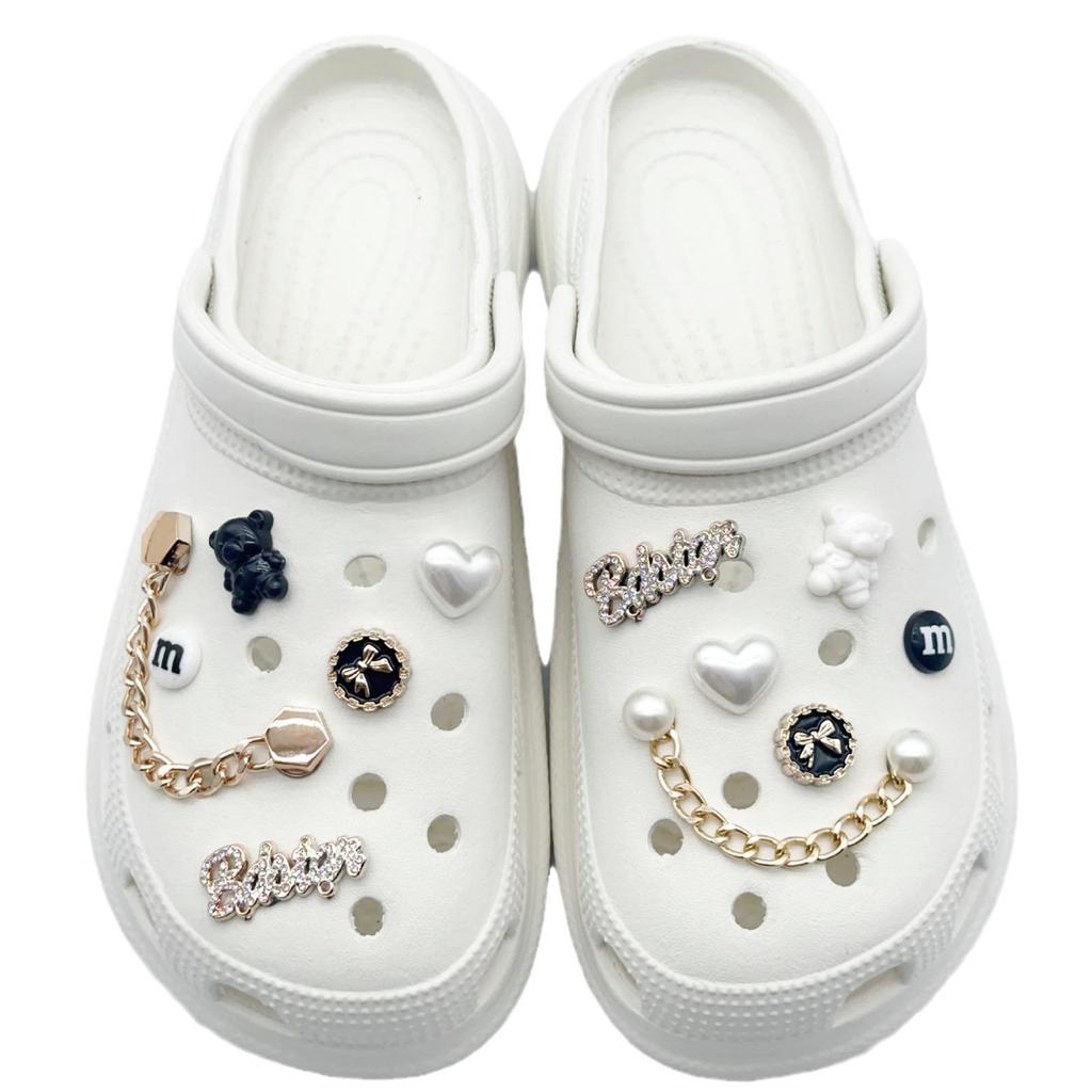 Crocs DIY Съемные металлические пряжки Цветочные украшения для обуви