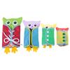 4Pcs Plush Owl Dressing Toy Baby Child Learn To Dress Doll Early Learning Education Toy