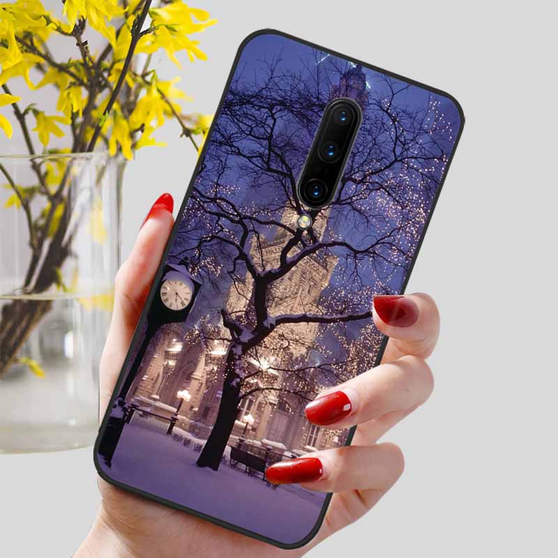 Phone Cover For Oneplus 7 Pro Case Lovely Printed TPU Silicon Soft Capa On for One Plus 7 7T Pro Oneplus7 7Pro Protection Covers