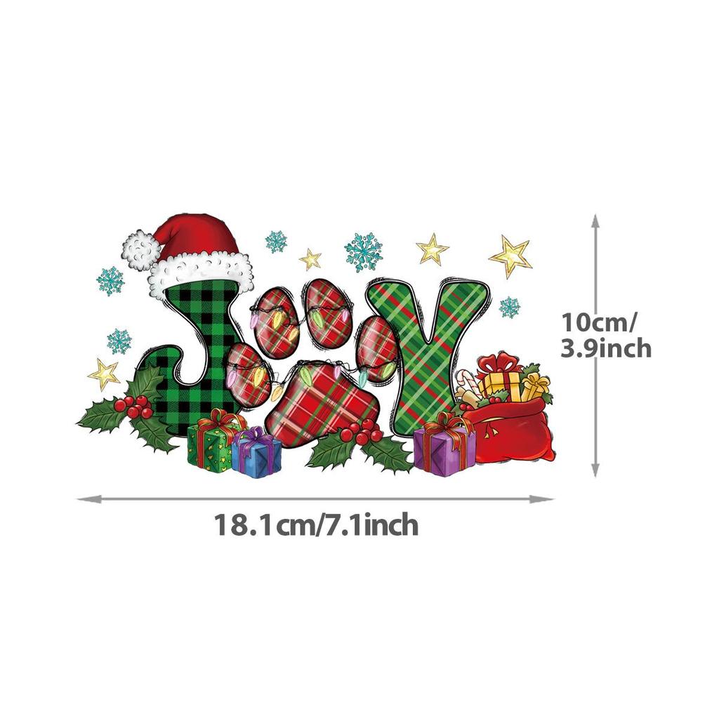 Детская одежда нашивка термонаклейка рождественский подарок ребенку наклейки толстовки топы своими руками моющийся термопресс виниловая нашивка для одежды