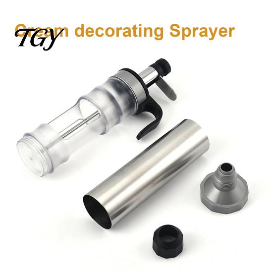 Kitchen Gadget for DIY Baking Stainless Steel Icing Dispenser with Nozzles, Cookie Press And Cake Decorating Tool, Reusable Frosting Piping Set Making