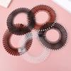 Женский пластиковый полный круг эластичный алмазный гибкий гребень зубцы повязка на голову повязка на голову зажим для мытья лица фиксированные аксессуары для волос нескользящие