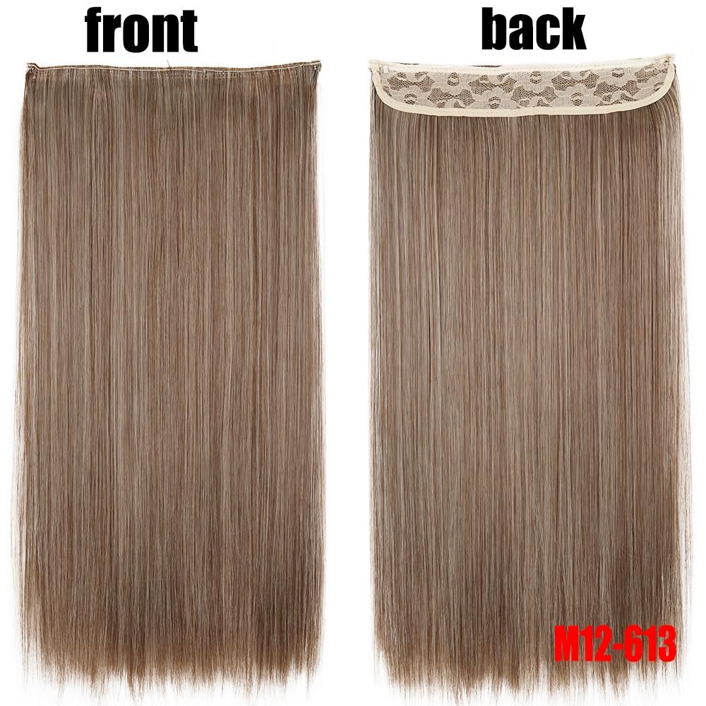 XINRAN 22-дюймовые модные женские волосы для наращивания, устойчивые к высоким температурам, синтетические волны, длинные волосы без клипс, невидимый парик для лески