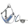 Small Dog Puppy Chest Chain Harness with Leash WI049DG, Blue, -