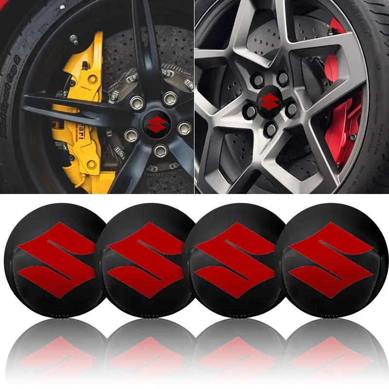 4Pcs Car Emblem Wheel Rims Center Hub Caps Car Accessories For Suzuki Swift Sport Jimny Grand Vitara Alto SX4 Samurai Across