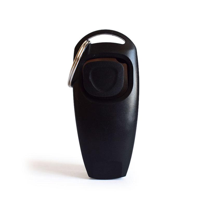 Свисток и кликер для дрессировки питомцев: Многофункциональный дрессировщик собак с брелоком.