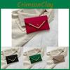 Chic Vintage Style Women's Envelope Bag In Black Green Khaki And Fuchsia For Casual Summer Outfits