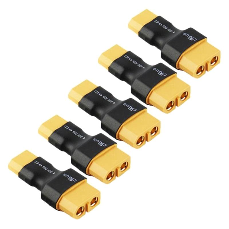 Universal T Plug To XT60 Adapter For Remote Li Batteries High Current Connector Durability Rubber Metal Construction