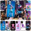 Чехол для Xiaomi Poco X6 X4 M5 M6 F5 F6 C65 C55 C50 C51 C40 Redmi Note 7 8 14C A3X 13C 12C 11 10A 9C Pro черный мягкий чехол FI5 Fun Fortnite