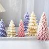 3D Christmas Tree Candle Silicone Mold DIY Christmas Decor Candle Making Handmade Soap Plaster Resin Baking Tools Holiday Gifts