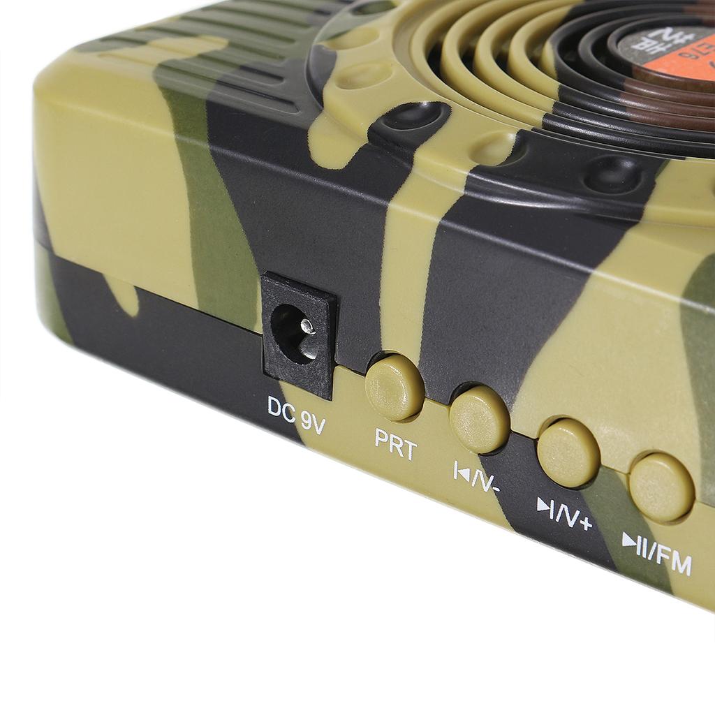 Охотничий динамик с дистанционным управлением, звонилка для птиц, звук, FM-радио, MP3-плеер, ремешок, комплект, камуфляжные аксессуары для охотничьей приманки