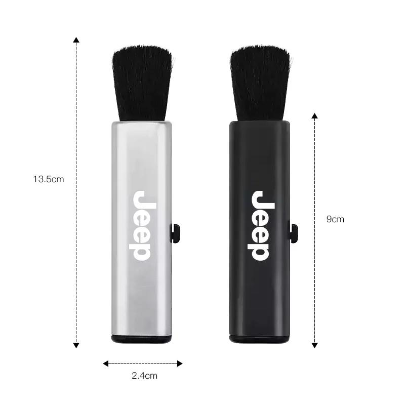 For Jeep 1Pcs Car Interior Cleaning Brush Air Vent Dust Removal Tools For Jeep Grand Cherokee Wrangler JK Gladiator Compass R