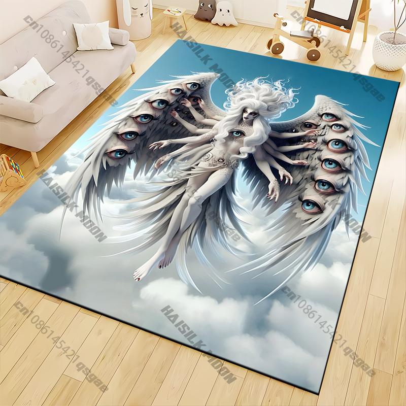 Mythological Monsters Carpet Yoga Living Room Room Decor Children's Crawling Mat Doormat Living Room Area Rug Games Floor Mat