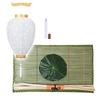 Kyoto Butsudan Hayashi Bon Festival Lantern Set [First Bon Festival SetNew Bon Festival Set: White Monten A (Large) Cordless LED Candlelight] First