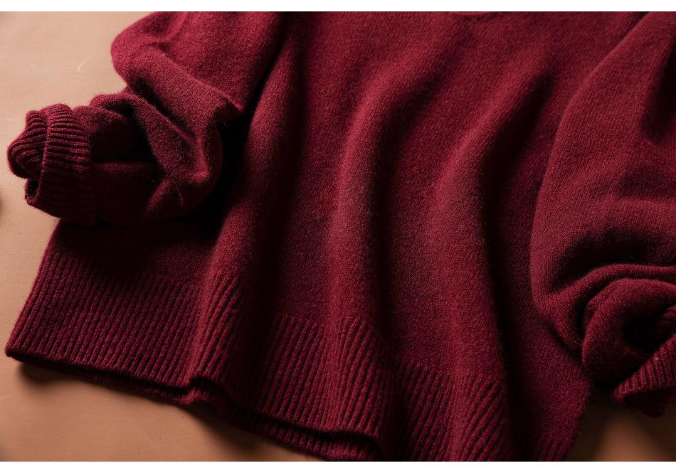 2024 Women's Autumn/Winter Heart-Neck Wool Sweater