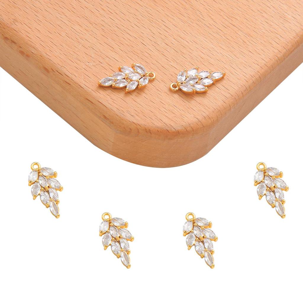 Медный лист Часы Циркон Шарм Подвеска для DIY Браслет Ожерелье Аксессуары