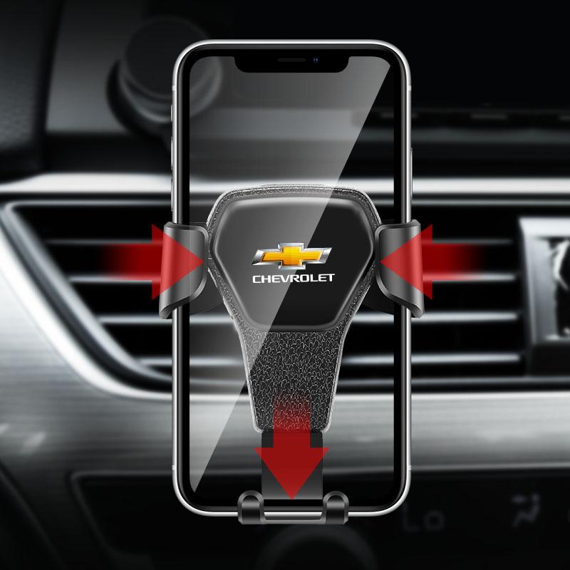 AABHJ1 Gravity ABS Vehicle GPS Mobile Phone Holder Car Accessories For Chevrolet Cruze Spark Captiva Suburban Camaro Malibu Silverado