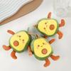 Cute Cartoon Avocado Dog Squeaky Toys Creative Durable Avocado Dog Chewing Toys Pet Puppy Interactive Toys Pet Supplies