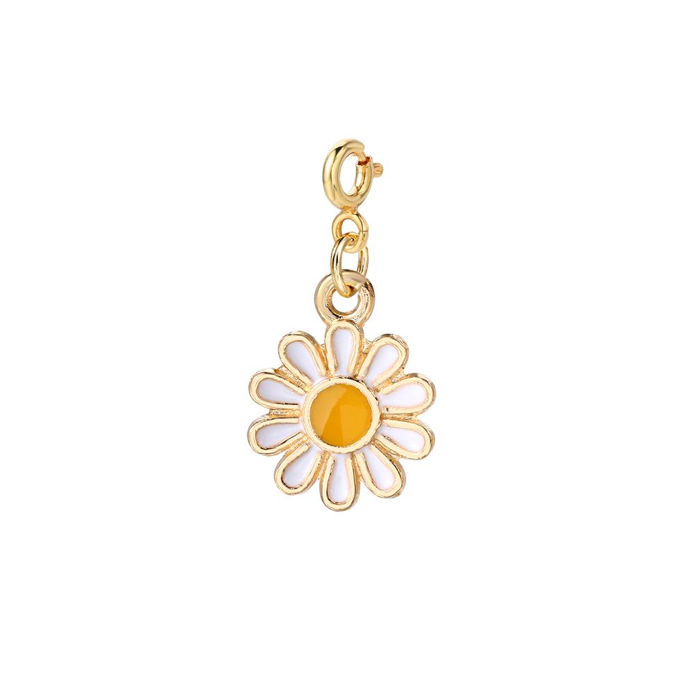 Multicolor Flower Pendant Charm For Women Romantic Party Spring Fashion Jewelry Handmade DIY Making Accessories Wholesale