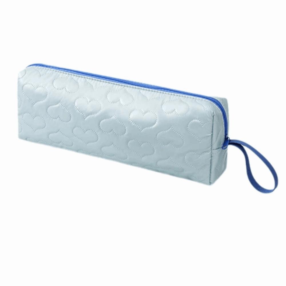 Soft Hair Dryer Storage Bag PU Leather with Handle Curling Iron Storage Bag Heat Resistant Large Capacity Curler Storage Bag