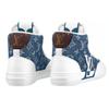 Louis Vuitton Кроссовки Charlie Ankle 'White Denim Monogram' Женские 1A9S5G