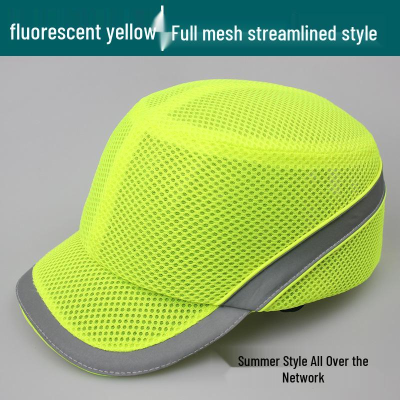 Breathable Lightweight Anti-Impact Baseball-Style Waterproof Safety Helmet Liner