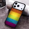 Gay Pride Flag LGBT Phone Case for iPhone 17 16 15 Pro Max Air 14 13 12 11 Plus Shockproof Cover