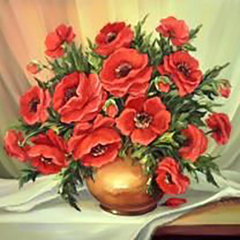 DIY 5D алмазная живопись ваза для цветов, набор для вышивки крестом, полная дрель, вышивка мозаикой, вышивка крестиком, цветочная роза, подарок из смолы, домашний декор