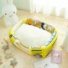 Pet House Collapsible Cute Bus Shape All Seasons Universal Removable Washable Cat Bed for Cats Dogs