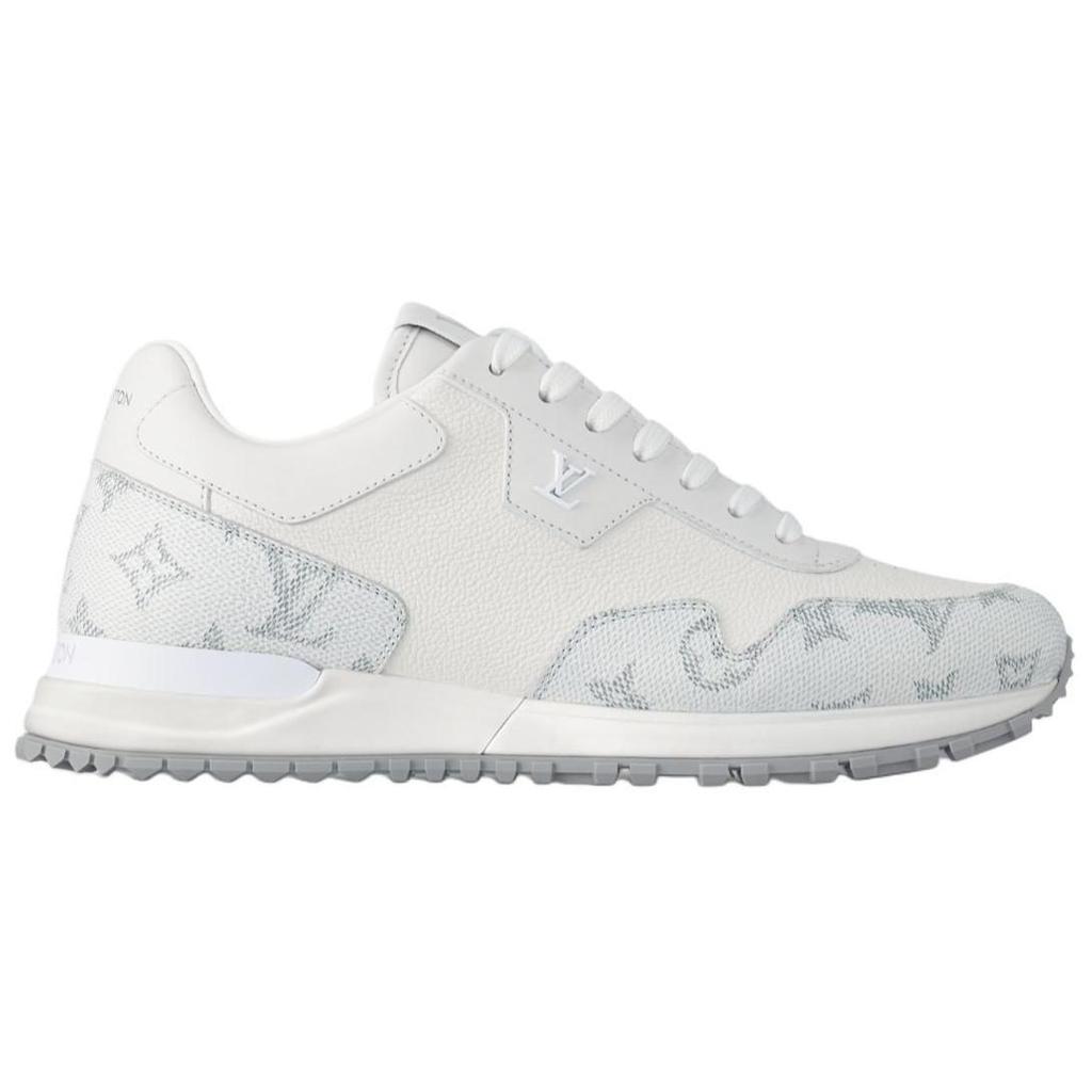 LOUIS VUITTON Run Away Cow Leather Low top Casual Shoes Men's White 1ADG5Q