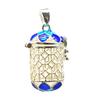 Hollow Out Enamel Locket Perfume Oil Diffuser Pendant for Necklace Keyring 5