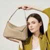 2024 Women's Genuine Leather Geometric Shoulder Bag - Cowhide Messenger & Commuter Style