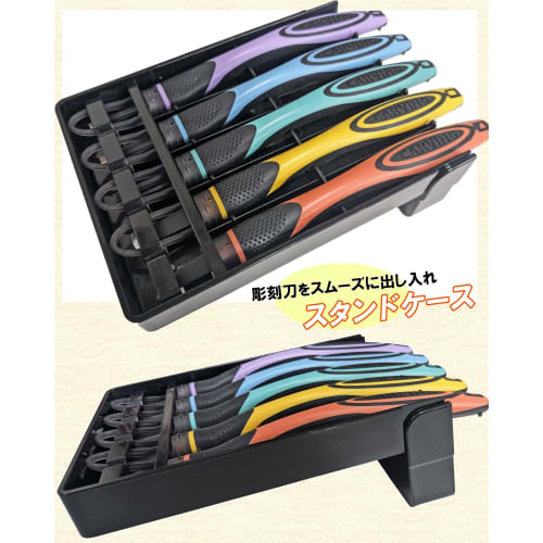 Carving Knife Set (Catwalk Right-Handed 2-Way Grip Carving Knife with Safety Guard, Yoshiharu Cutlery, Elementary School Girls, Stylish)