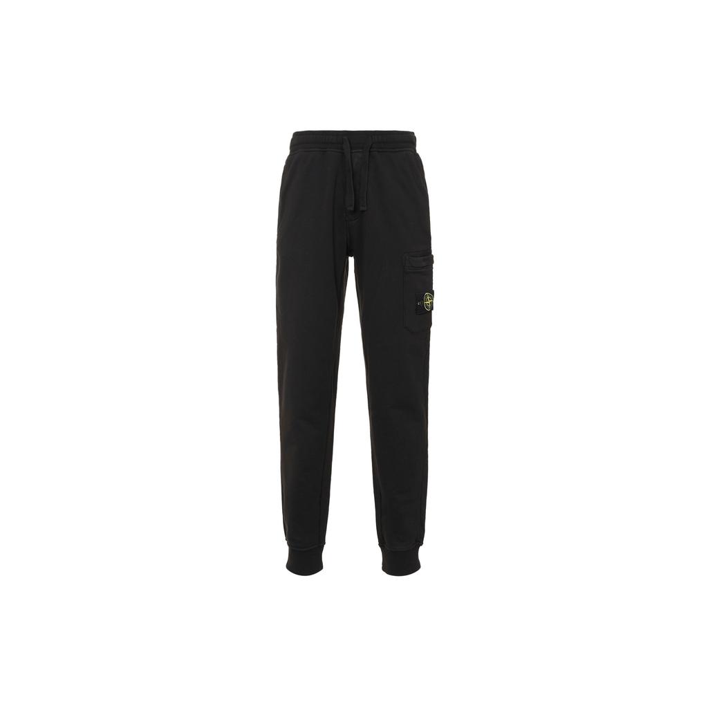 STONE ISLAND Classic Sweatpant Black Men Bottoms 721564551-V0029