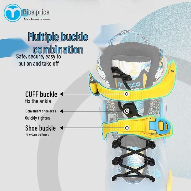 Детские регулируемые роликовые коньки Micro S7 Полный комплект