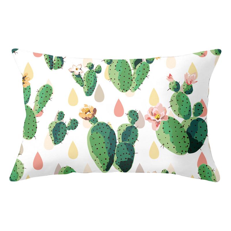 30x50 см тропическое зеленое растение наволочка кактус наволочка современный диван гостиная автомобильная подушка домашний декор наволочка