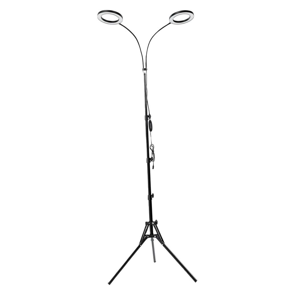 Indoor Plant Growing Light Telescopic Tripod Stand LED Plant Light with 3 Timing Modes 6 Brightness Levels for Indoor Plant