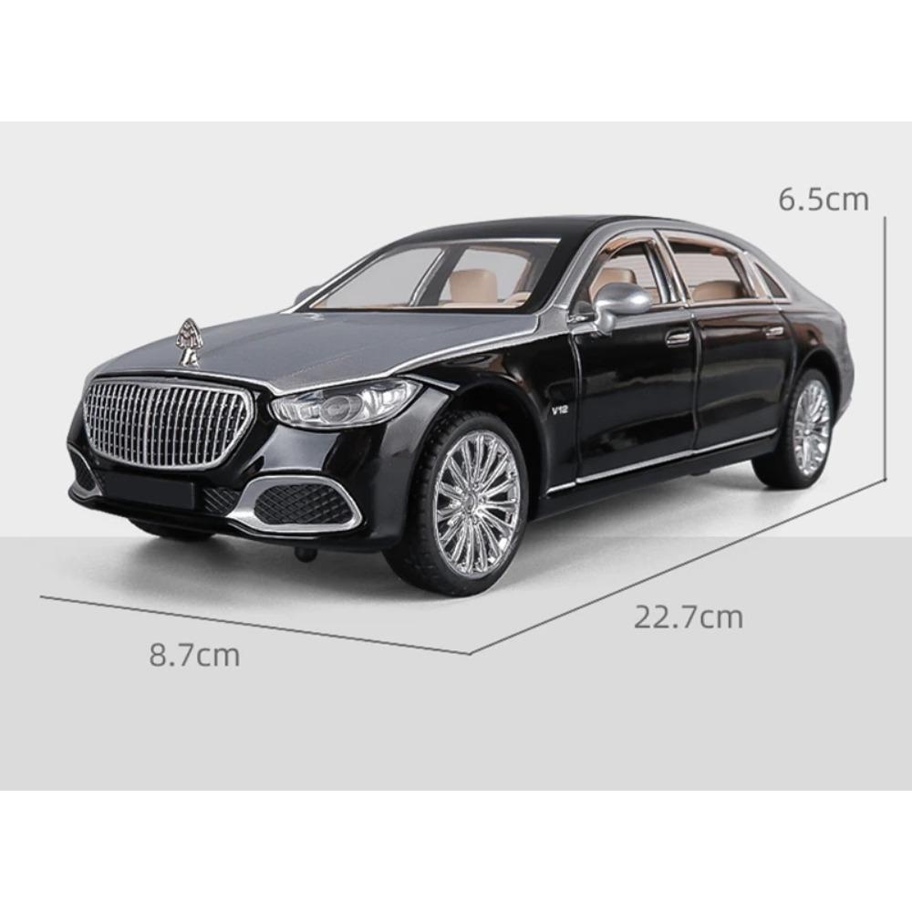 1/24 Maybach S680 Alloy Diecasts Toy Vehicles Metal Car Model Sound and Light Shock Absorbers Collection Boy for Childrens Gifts