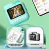 Kids Camera Instant Thermal Printer 2.4 Inch Screen Photo Printer 48MP Rear Camera with RGB Light