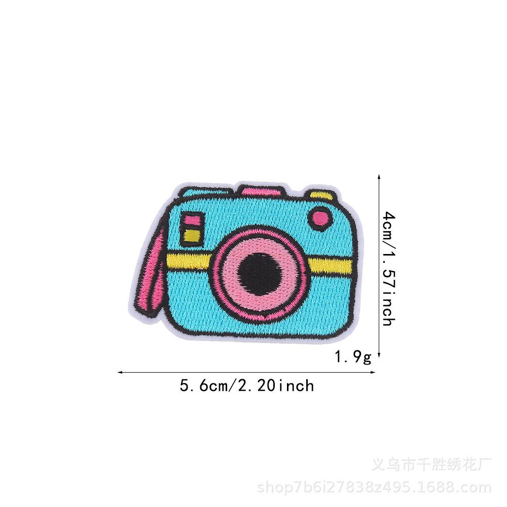 Cartoon Pattern Embroidery Cloth Sticker Clothing Cap Accessories Hot Melt Adhesive Cloth Sticker Down Jacket Hole Patch Sticker