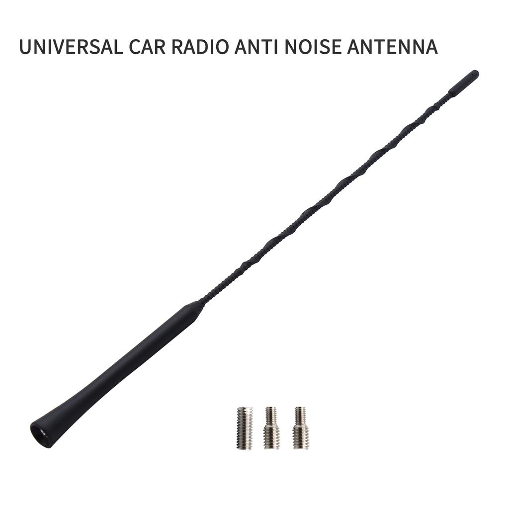 Universal Car Radio Flexible Anti Noise BeeSting Aerial Antenna with Screws 41 CM 16 with Three Accessories