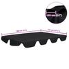 Replacement Canopy for Hammock Swing Chair Black 188 168 x 145 110 cm