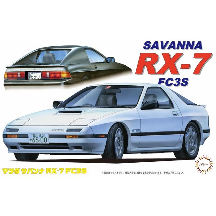 Fujimi Model 1/24 Inch Up Серия №. 29 Mazda Savanna RX-7 FC3S '85 ID-29 Белый