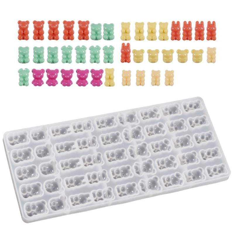 Медведь мышь орнамент ремесла силиконовые формы эпоксидная форма для ювелирных изделий смола литье формы для подвесок подходит для поделок