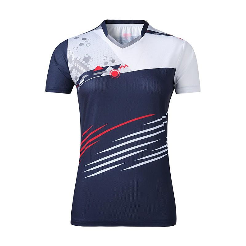 Unisex Badminton Shirt Quick Dry Sport Top Men Women Lightweight Athletic Wear