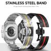 Ремешок цвета ультратитана для Samsung Galaxy Watch 7 Ultra 47 мм, ремешок без зазоров, изогнутый конец, металлический браслет для GALAXY 7 47 47 мм, ремешок Correa