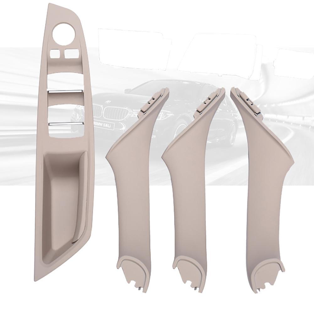 Левый руль для BMW 5 серии F10 F11 серый, бежевый, черный, автомобильный левый и правый внутри, внутренняя ручка, внутренняя дверная панель, накладка